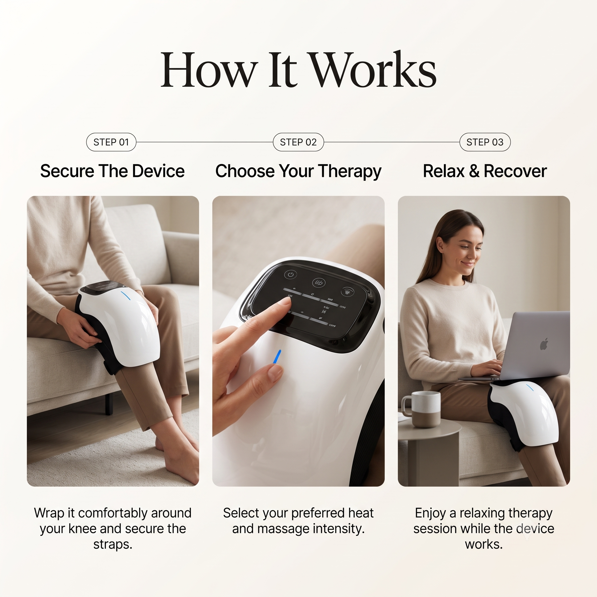 ReliefCore™ Knee Massager